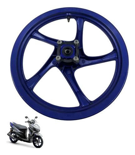 Roda Dianteira Azul Yamaha neo  2022 Original -1275 3