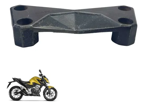 Cadeado Chapa Guidao Honda Cb 300 F 2024 5882 Original Cinza 2