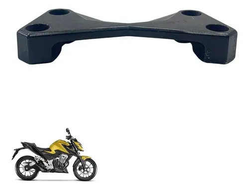 Cadeado Chapa Guidao Honda Cb 300 F 2024 5882 Original Cinza 4