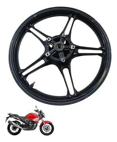 Roda Dianteira Yamaha Fazer 250 2015 7380 Preto 2