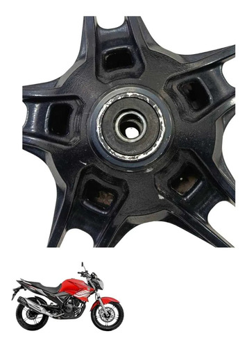 Roda Dianteira Yamaha Fazer 250 2015 7380 Preto 3