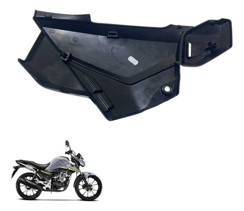Tampa Lateral Lado Esquerdo Honda Titan 160 2026 5517 6