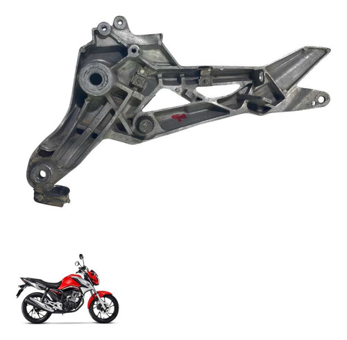 Suporte Pedaleira Direita Honda Cg 160 Original -4332 2