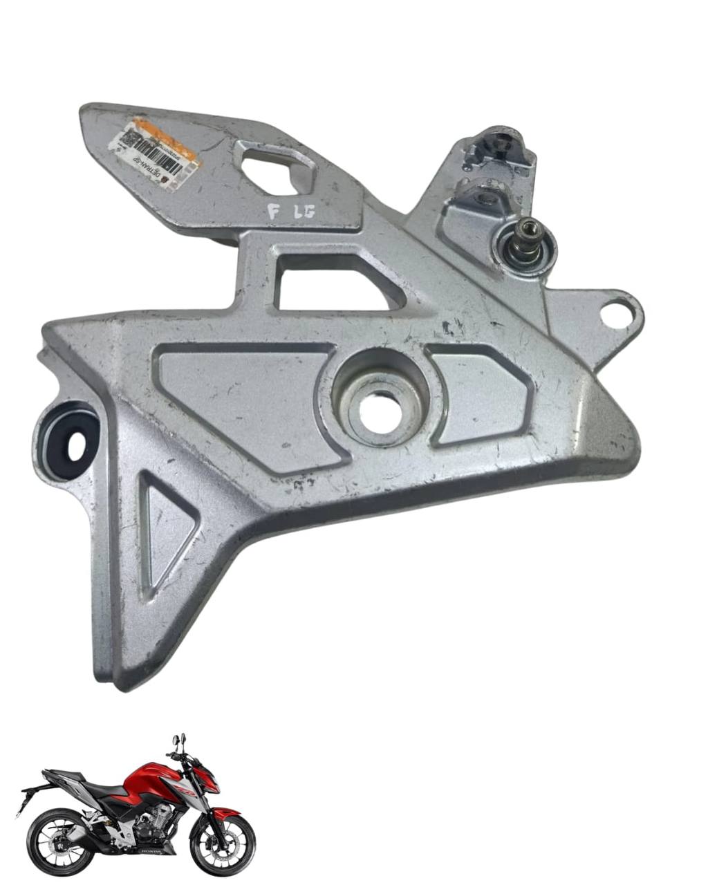 Suporte Pedaleira Bacalhau Cb Twister 300 2025 Esquerda 9102