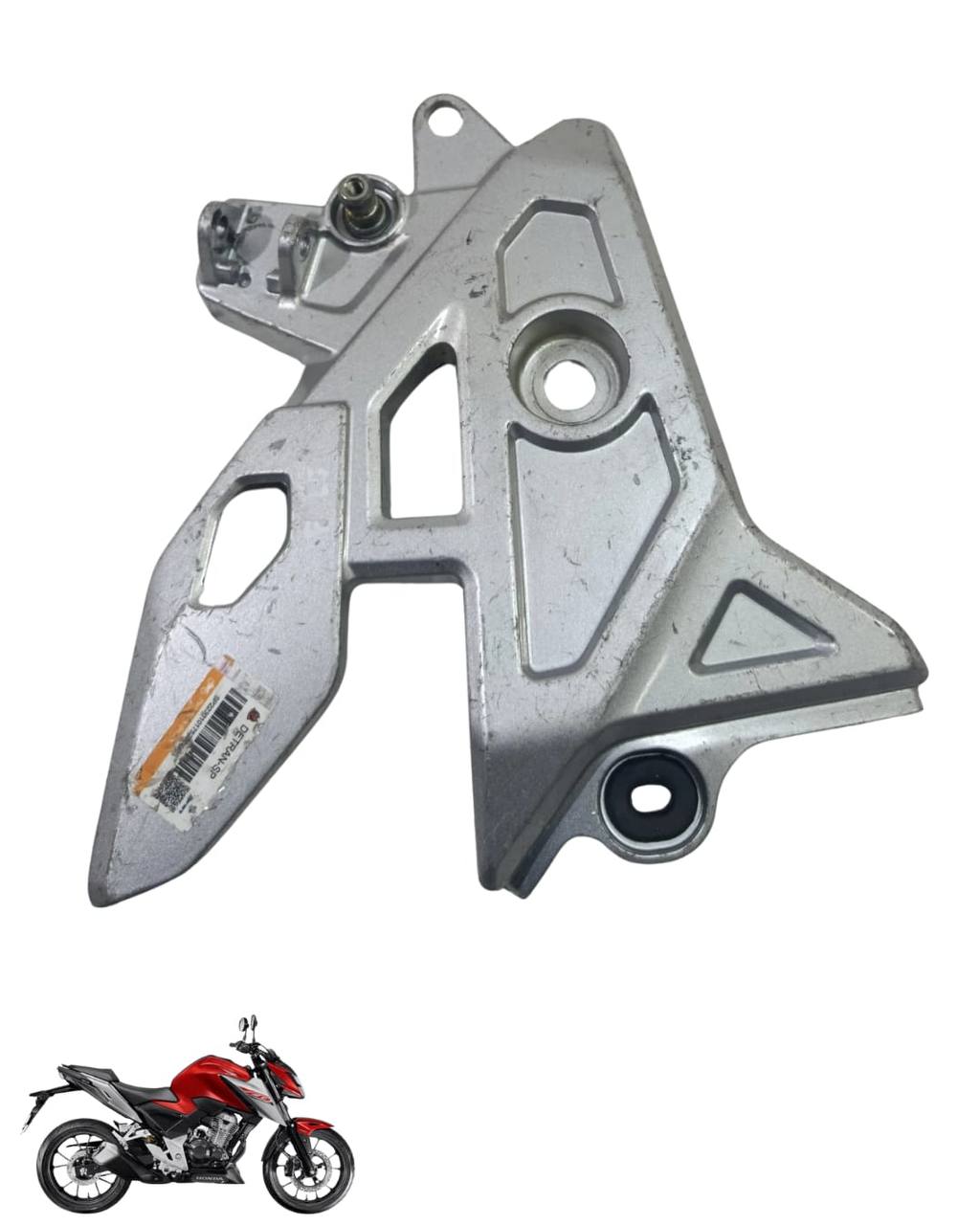 Suporte Pedaleira Bacalhau Cb Twister 300 2025 Esquerda 9102 4