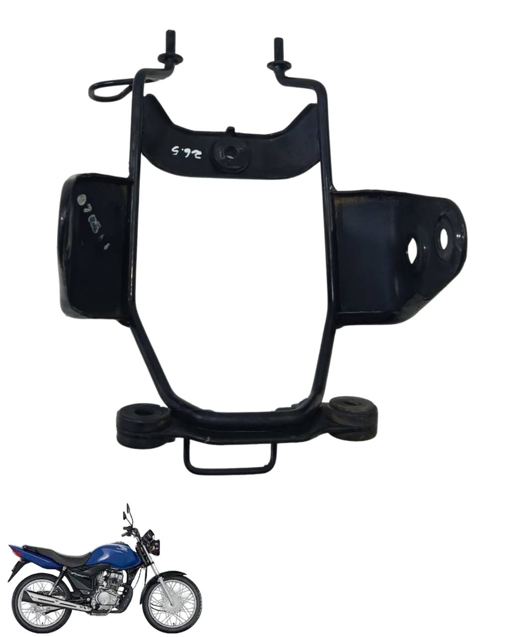 Aranha suporte do farol Cg 125 Fan ks 2009 15319 3
