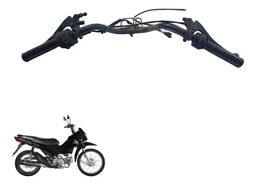 Guidão Honda Pop 100 2007 2012 5906 Original 2