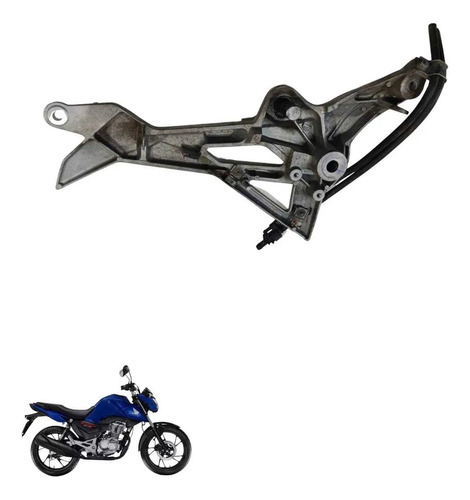 Pedaleira Traseira Direita  Honda Cg 160 Fan 2025 7638 3