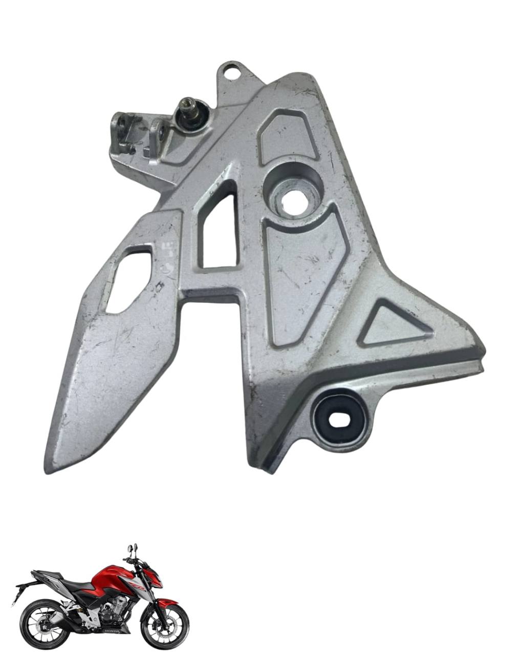 Suporte Pedaleira Bacalhau Cb Twister 300 2025 Esquerda 9103
