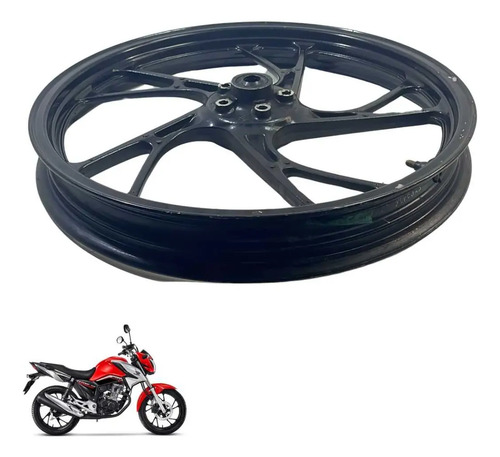 Roda Dianteira Honda Cg 160 Original Preto -4215 9