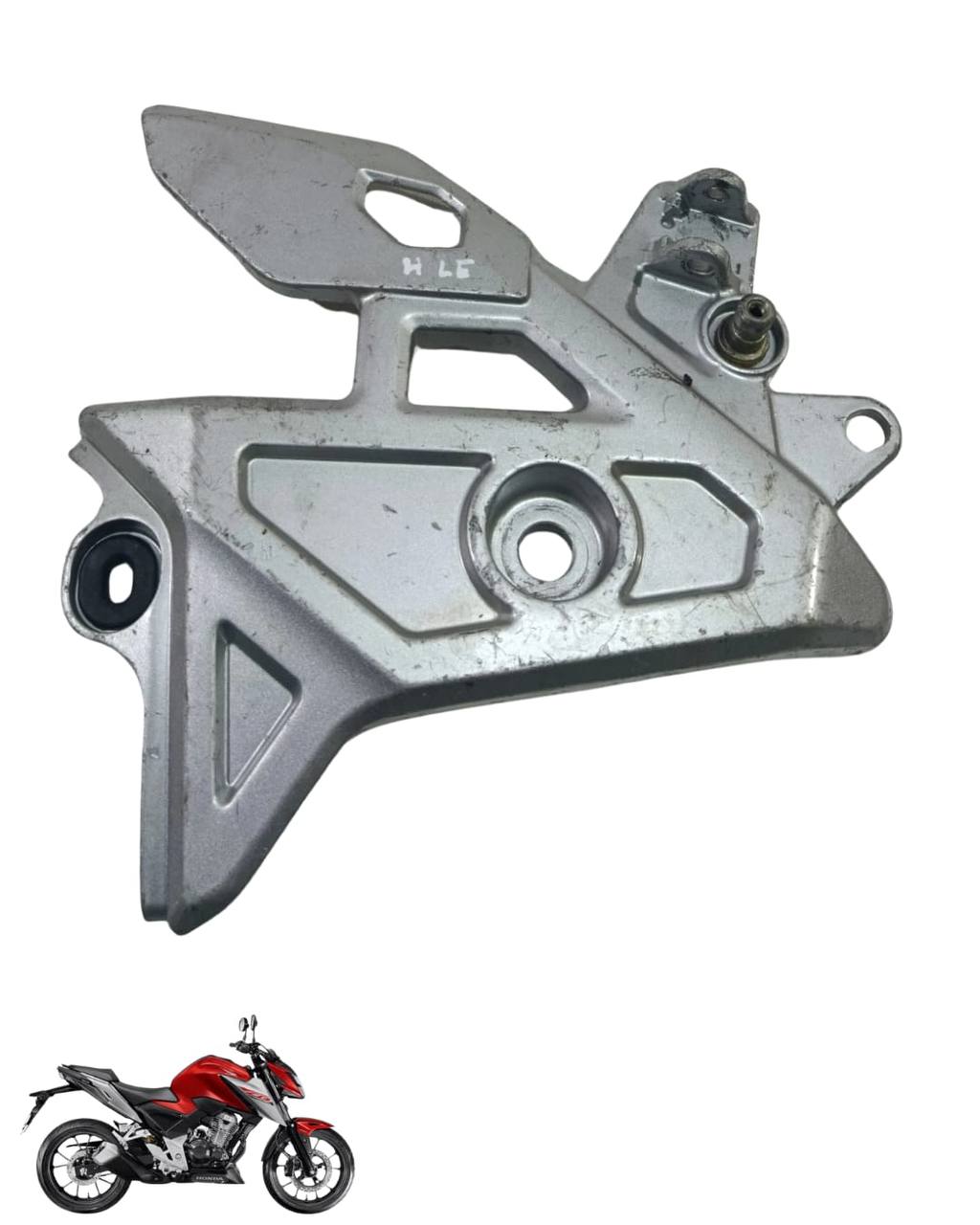 Suporte Pedaleira Bacalhau Cb Twister 300 2025 Esquerda 9104