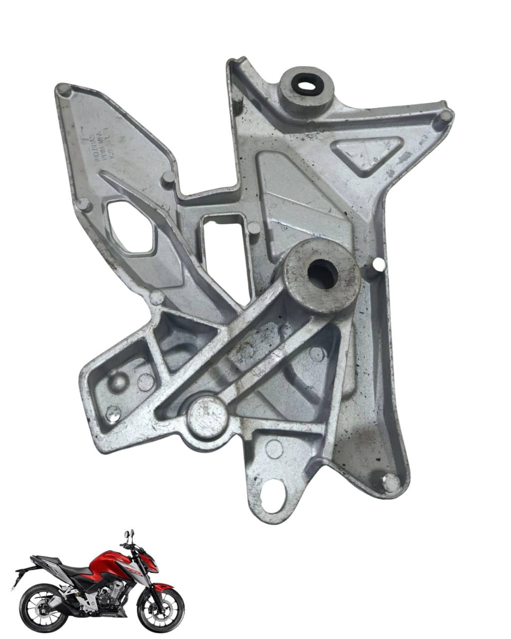 Suporte Pedaleira Bacalhau Cb Twister 300 2025 Esquerda 9104 3