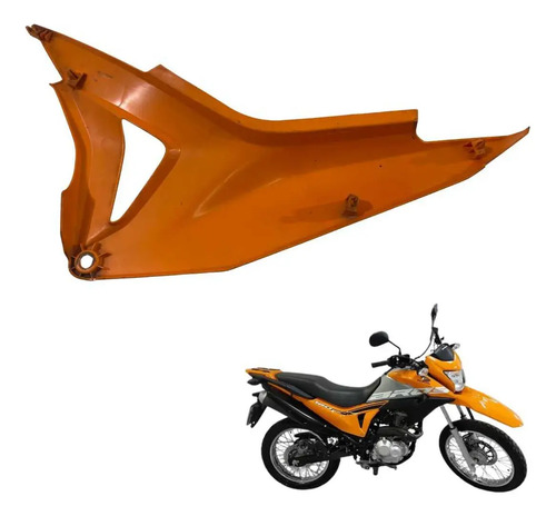 Tampa Lateral Lado Direita Da Honda Bros 160 Laranja -795 Laranaja 2