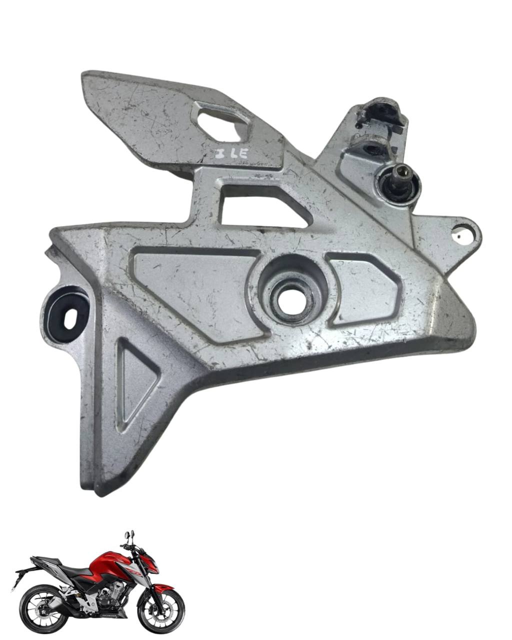 Suporte Pedaleira Bacalhau Cb Twister 300 2025 Esquerda 9105