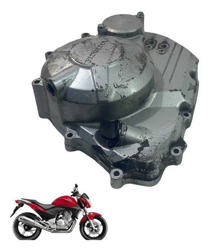 Tampa Motor Lado Embreagem Honda Cb 300 2009 6117 2
