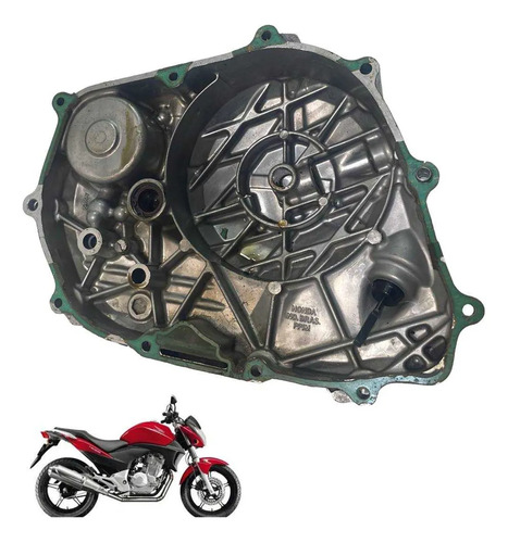 Tampa Motor Lado Embreagem Honda Cb 300 2009 6117 3