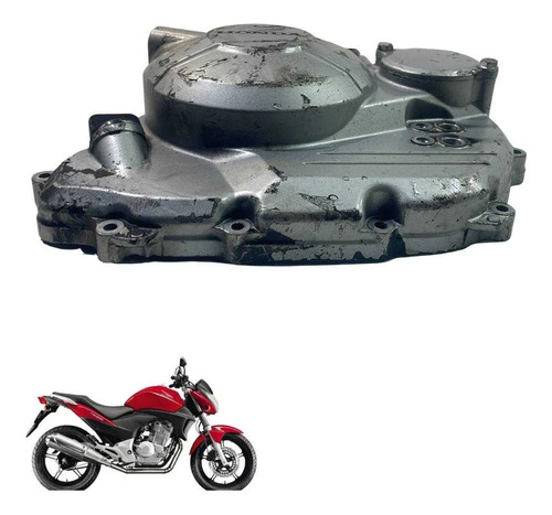 Tampa Motor Lado Embreagem Honda Cb 300 2009 6117 4