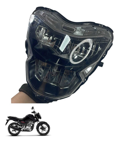 Farol Bloco Optico Honda Cg 160 2025 Original   -4337 2