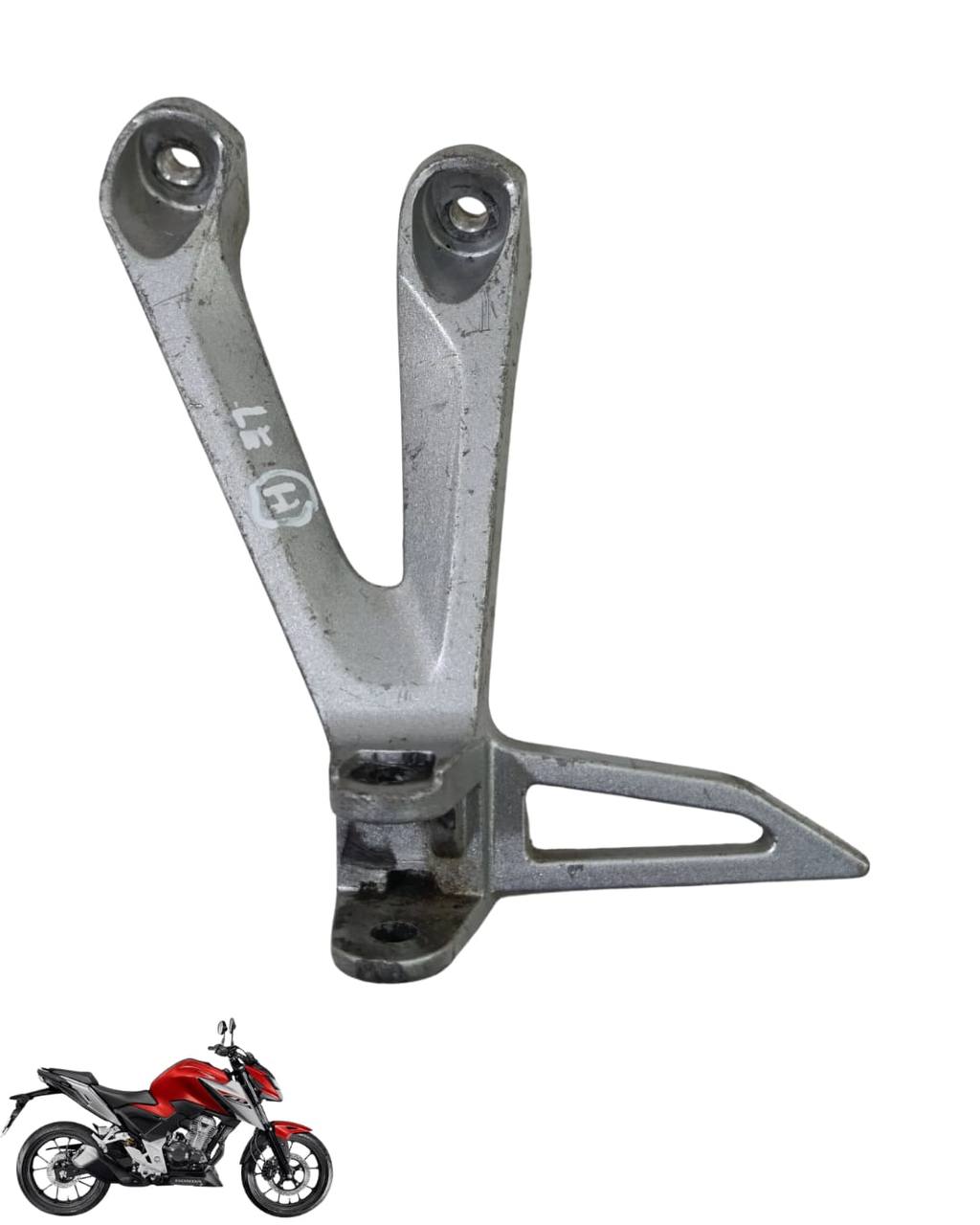 Suporte Pedaleira Esquerda Cb 300 F 2023 2025 9186 2