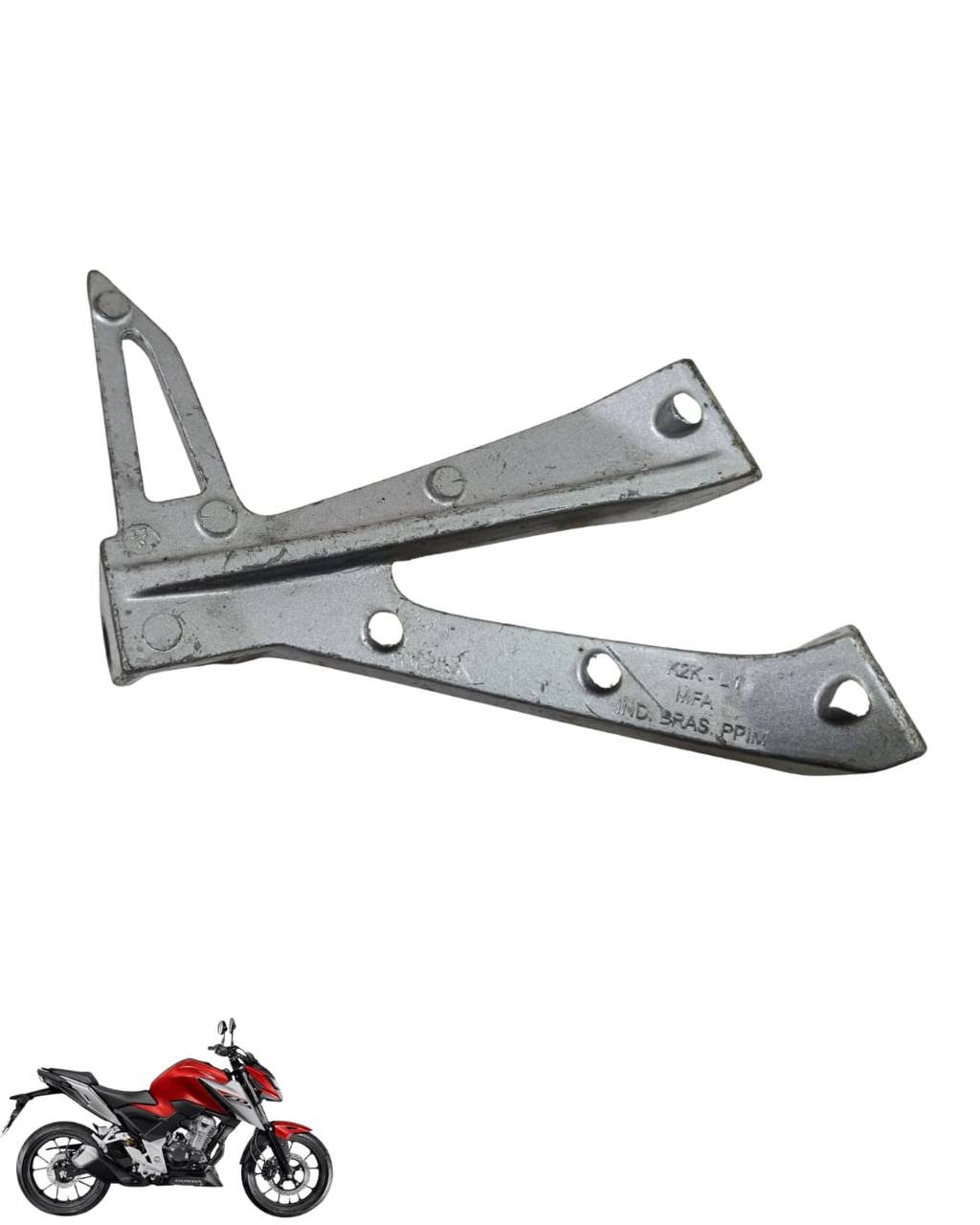 Suporte Pedaleira Esquerda Cb 300 F 2023 2025 9186 3