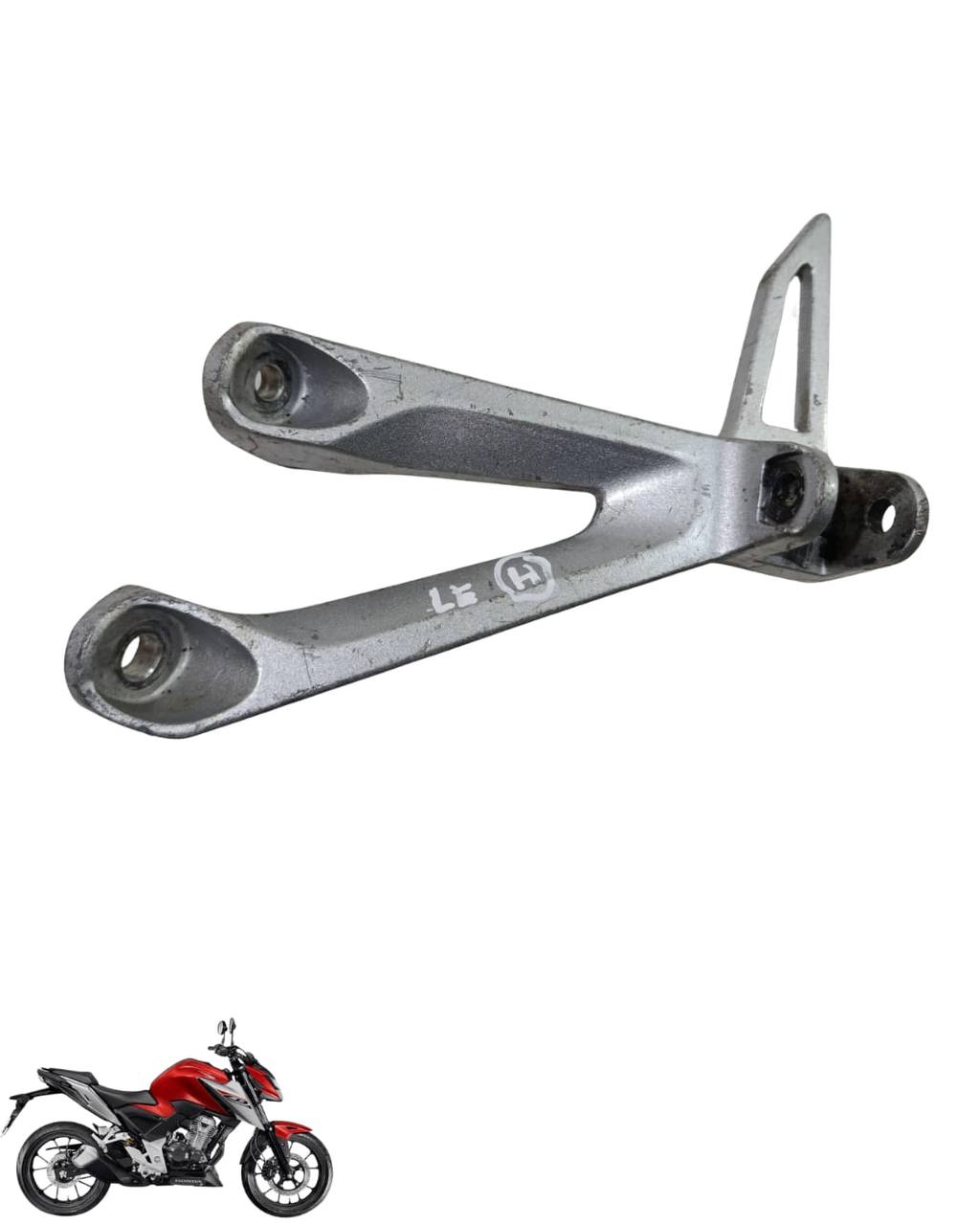 Suporte Pedaleira Esquerda Cb 300 F 2023 2025 9186