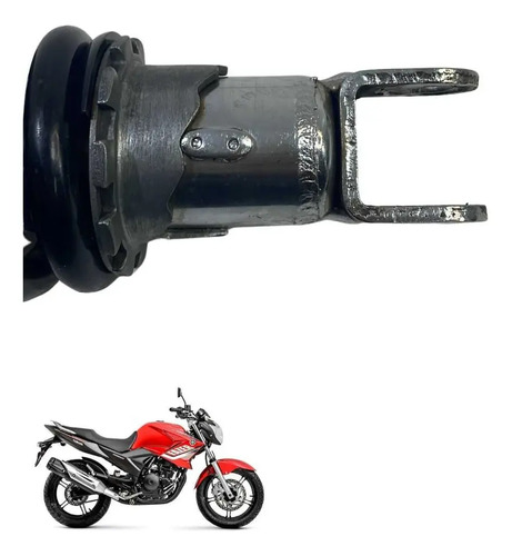 Amortecedor Traseiro Yamaha Fazer 250 2015 Original 4507 Vermelho 3