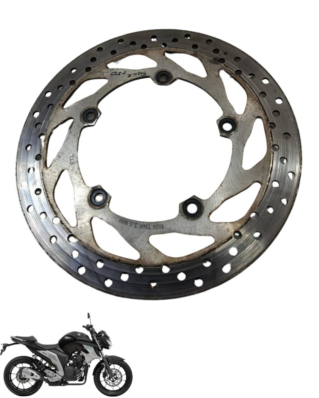 Disco Freio Dianteiro Yamaha Factor 150 2018 8986