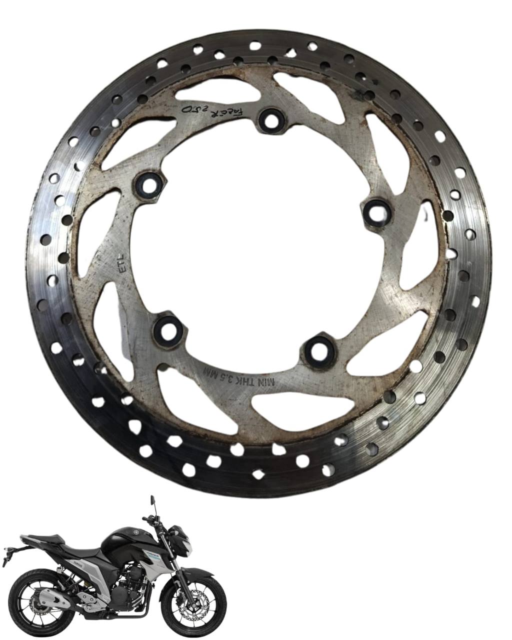 Disco Freio Dianteiro Yamaha Factor 150 2018 8986 2