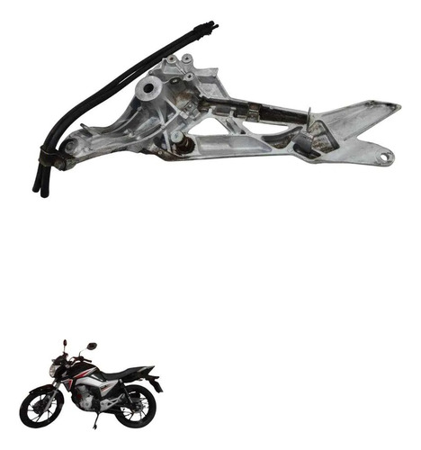 Pedaleira Traseira Direita Honda Cg 160 2016 A 2024 7626 2