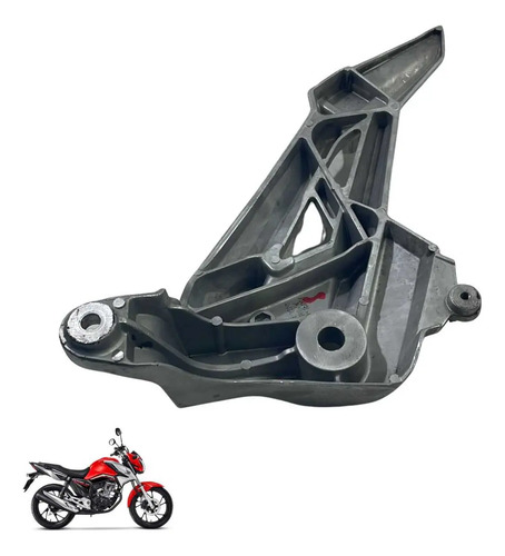 Suporte Pedaleira Direita  Honda Cg 160 Original -4327 2