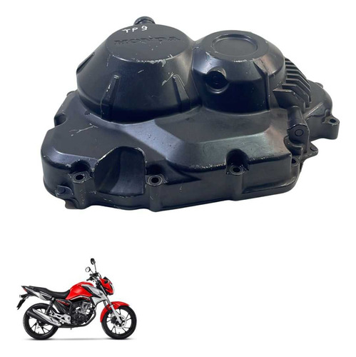 Tampa Embreagem Honda Cg 160 Titan Fan Cargo Original  -2870 Preto 5
