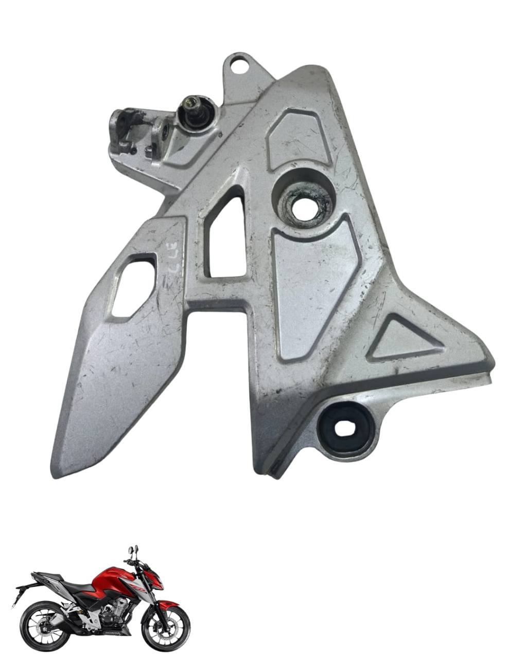 Suporte Pedaleira Bacalhau Cb Twister 300 2025 Esquerda 9108