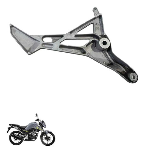 Pedaleira Traseira Esquerda Cg Honda Titan 160 2025 7633 2