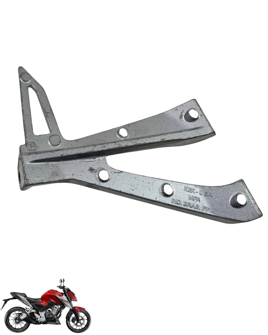 Suporte Pedaleira Esquerda Cb 300 F 2023 2025 9188 2