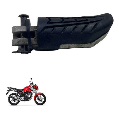 Pedaleira Traseira Direita Honda Cg 160 Start 2016 6965 3