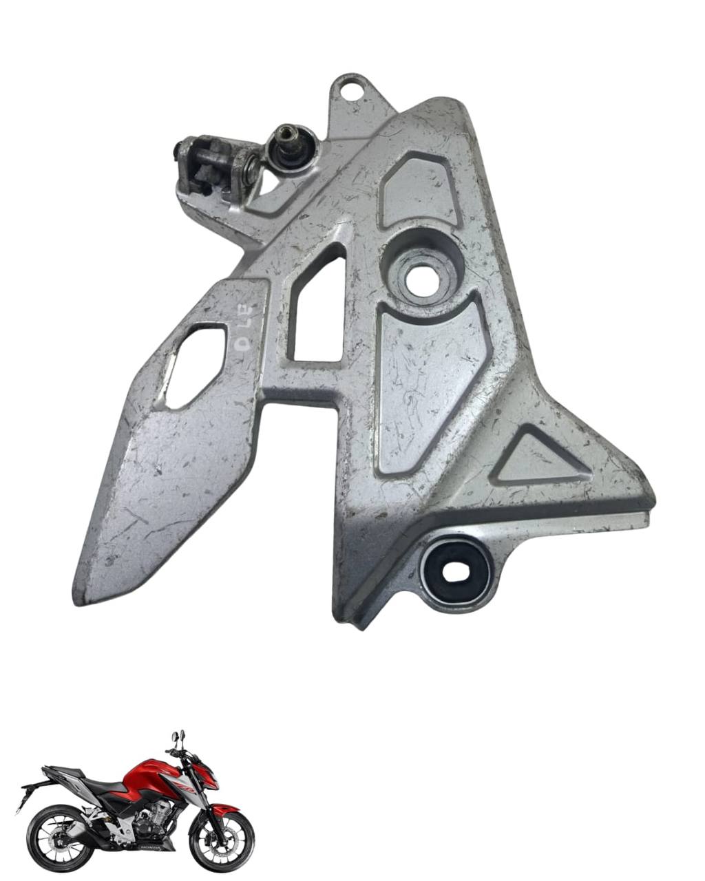 Suporte Pedaleira Bacalhau Cb Twister 300 2025 Esquerda 9109