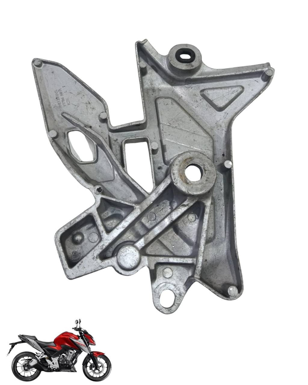 Suporte Pedaleira Bacalhau Cb Twister 300 2025 Esquerda 9109 3