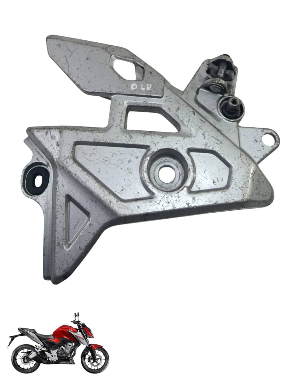 Suporte Pedaleira Bacalhau Cb Twister 300 2025 Esquerda 9109 4