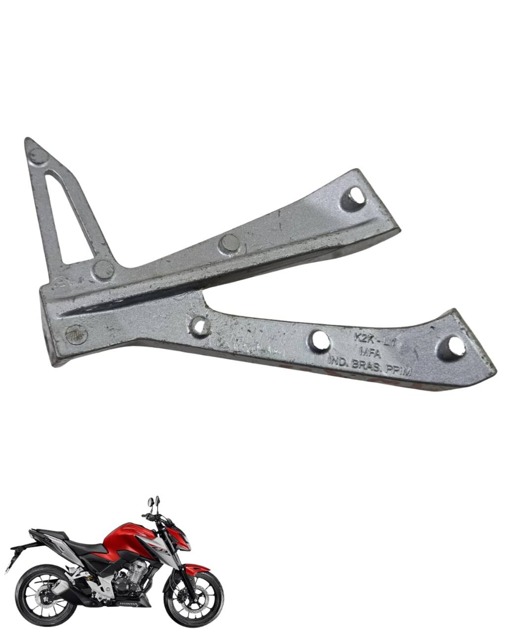 Suporte Pedaleira Esquerda Cb 300 F 2023 2025 9189 2