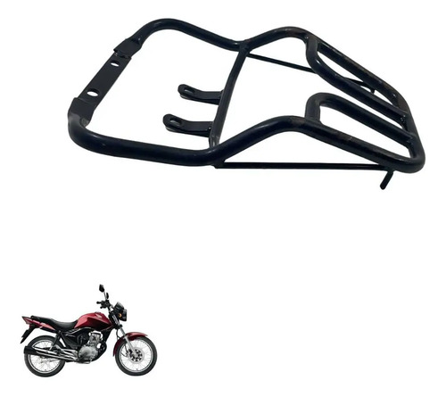 Bagageiro Churrasqueira Honda Cg 150 Titan 2012  -4075 Vermelho 2