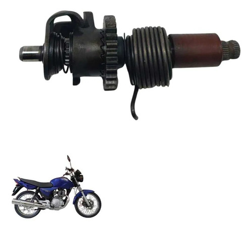 Eixo Pedal Partida Cg 150 2008 8172 Preto