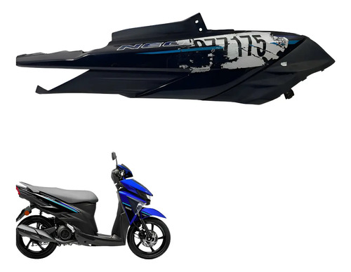 Carenagem Lateral Direita Yamaha Neo 2023 -923 C/detalhe Azul 6