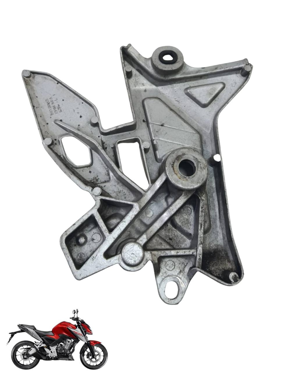 Suporte Pedaleira Bacalhau Cb Twister 300 2025 Esquerda 9110 2