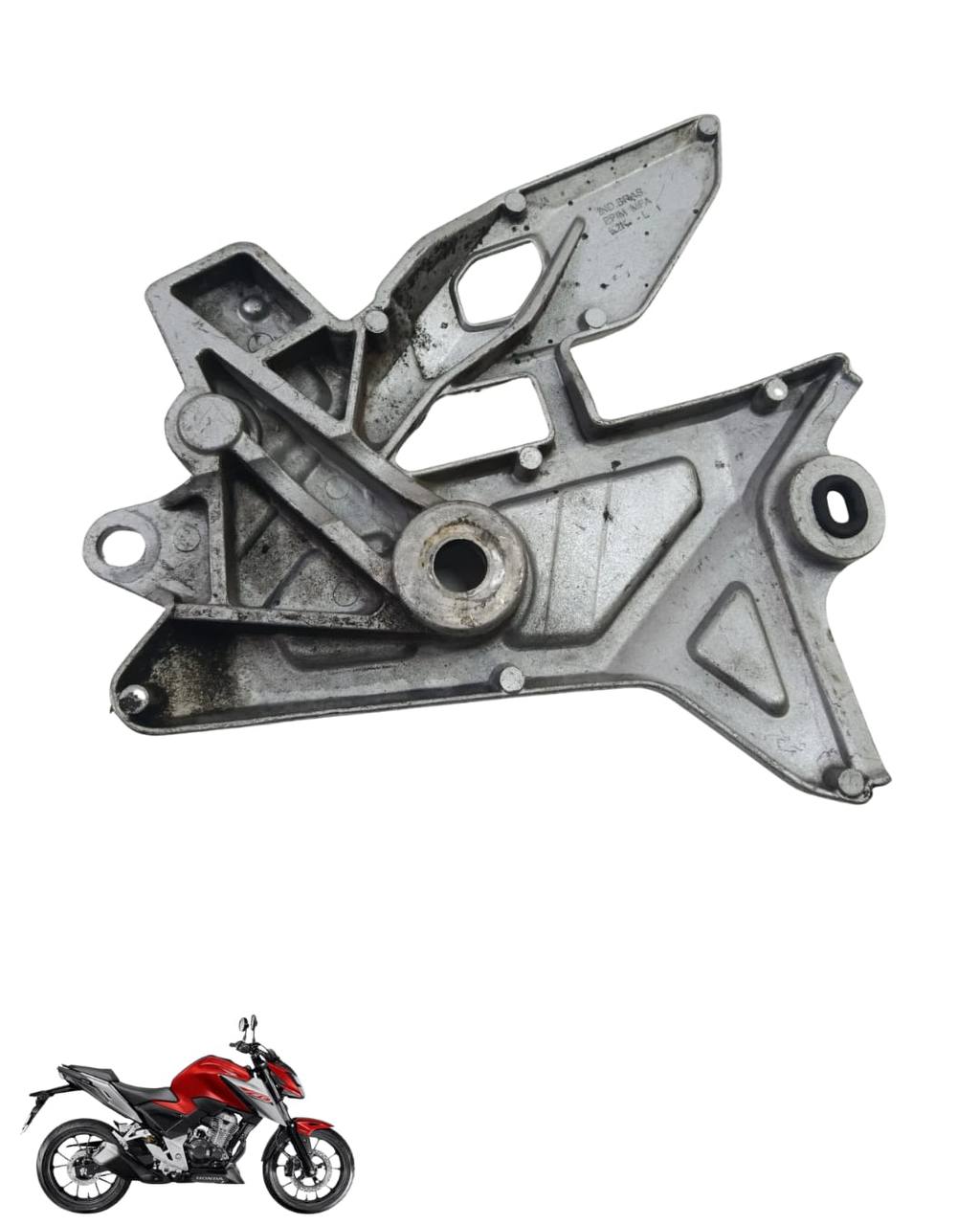 Suporte Pedaleira Bacalhau Cb Twister 300 2025 Esquerda 9110 3