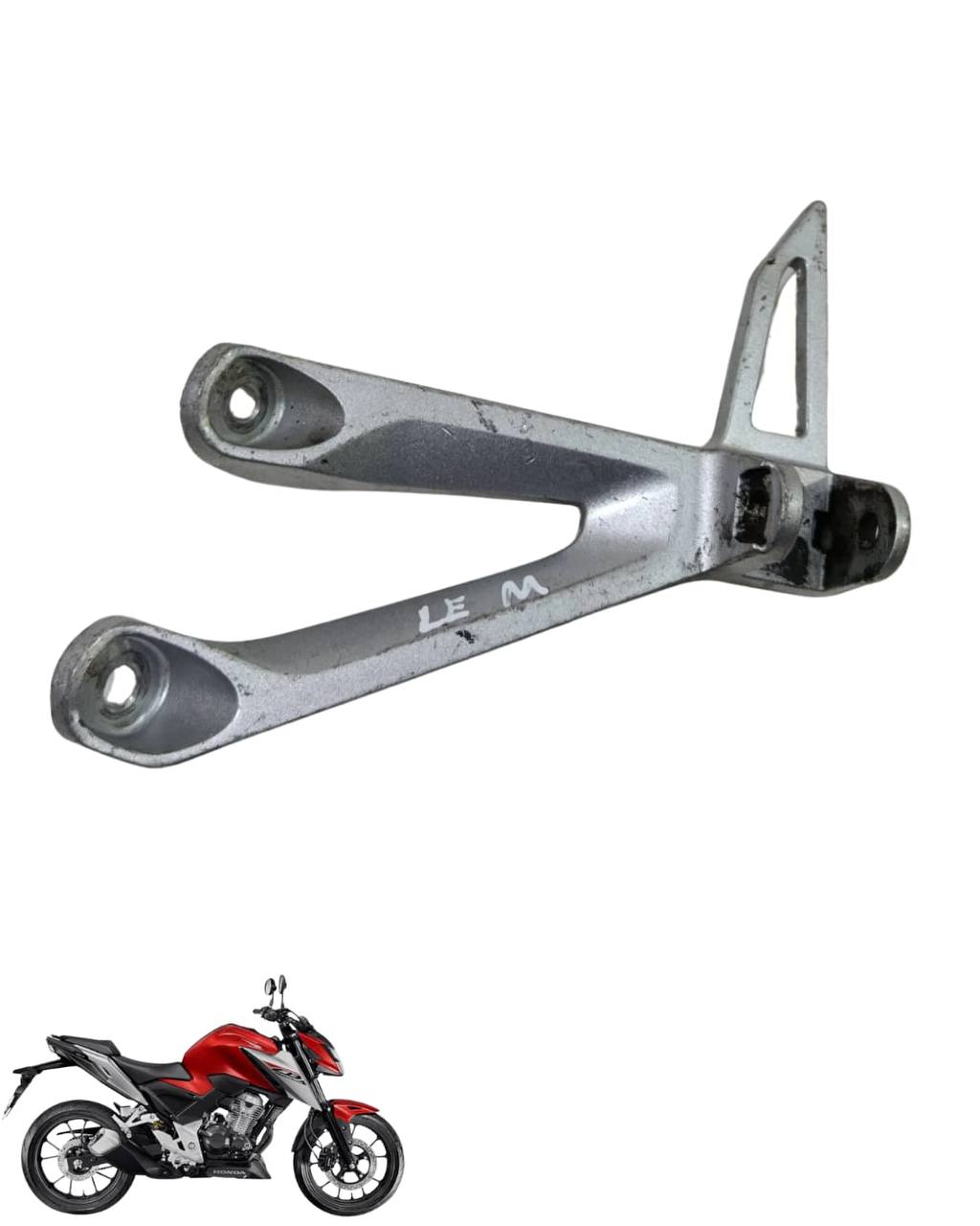 Suporte Pedaleira Esquerda Cb 300 F 2023 2025 9190