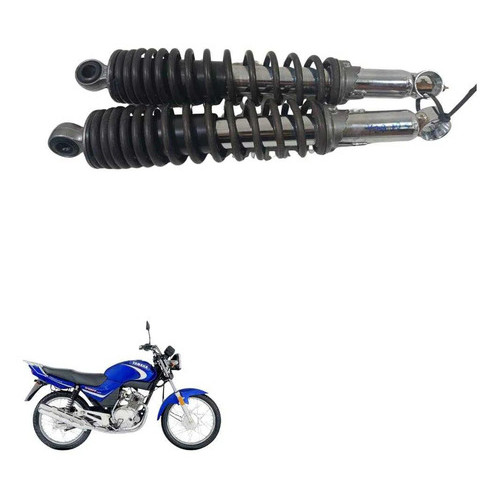 Par Amortecedor Traseiro Yamaha Ybr 125 2000 6150 3