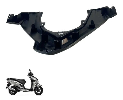 Carenagem Frontal Do Farol Elite 125 Vermelha -4438 Preto 2