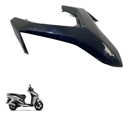 Carenagem Frontal Do Farol Elite 125 Vermelha -4438 Preto 3