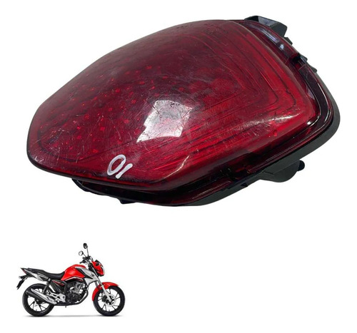 Lanterna Traseira Honda Cg 160 Start 2016 7484 4