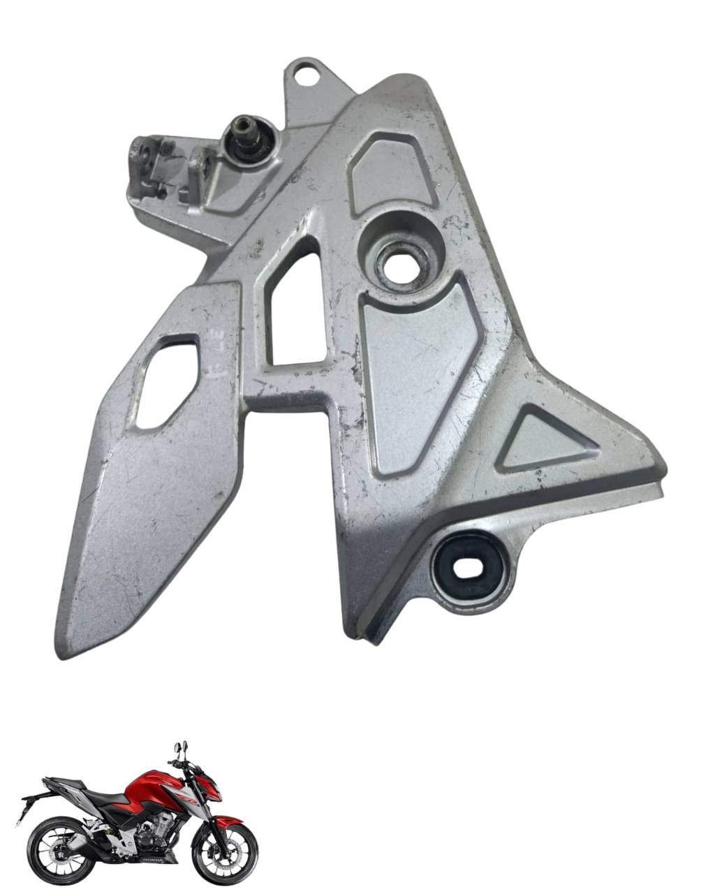 Suporte Pedaleira Bacalhau Cb Twister 300 2025 Esquerda 9111